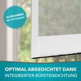 thumbnail of Fliegengitter Insektenschutz Tür Alurahmen auf Maß Mückengitter Balkontür,Farbe:braun (RAL8017),Größe (Breite x Höhe):120 x 240 cm (Profile auf Maß)