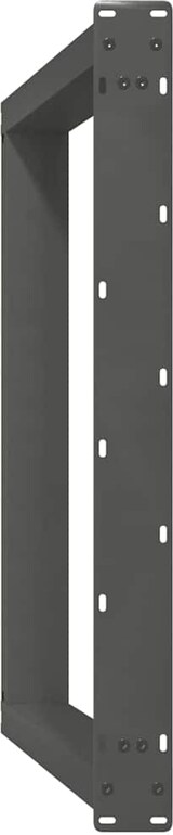 thumbnail of Helloshop26 - Set aus 2 verstellbaren modernen U-förmigen Esstischbeinen 90 x 72-73 cm aus anthrazitfarbenem Stahl 02_0057082