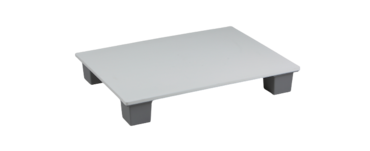 Mc Ristorazione, Pallet, PP, 80x60x12 cm., Bianco