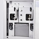 thumbnail of Stalgast Edelstahl Gas Fritteuse, 2x 7 Liter Doppelbecken, Serie 700 ND