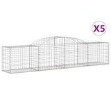 thumbnail of vidaXL Gabionen mit Hochbogen 5 Stk. 300x50x60/80 cm Verzinktes Eisen