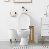 thumbnail of Relaxdays Toilettenpapierhalter Set, Bambus, 4 Rollen, WC-Rollenhalter Wandmontage & Ersatzrollenhalter stehend, natur