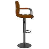 thumbnail of vidaXL Barhocker Braun Samt