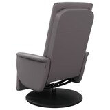 thumbnail of vidaXL Massagesessel mit Fußteil Grau Kunstleder