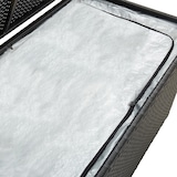 thumbnail of vidaXL Gartenbox Poly Rattan 100x50x50 cm Schwarz