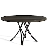 thumbnail of Mesa de comedor redonda de madera Tribesigns de 119 cm para 4 personas