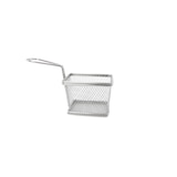 thumbnail of METRO Professional Snackmandje, roestvrij staal, 8 x 10 x 7.3 cm, rechthoekig, met handvat, zilver