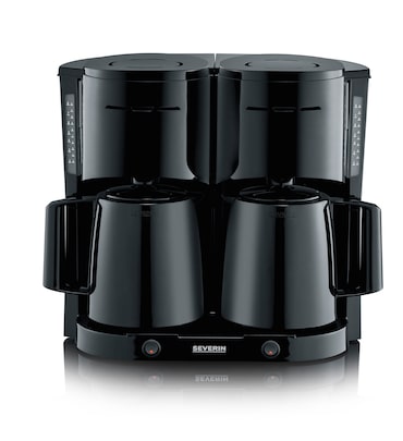 SEVERIN KA 9315 Kaffeemaschine Duo 2in1 - schwarz