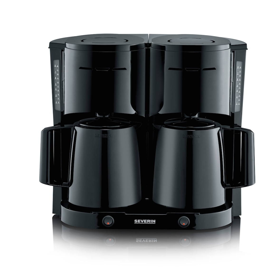 SEVERIN KA 9315 Kaffeemaschine Duo 2in1 - schwarz