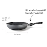 thumbnail of STONELINE® FLEX Schmorpfanne 24 cm, mit abnehmbarem Griff, Made in Germany, Induktion geeignet
