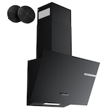 thumbnail of Extrator de cozinha CIARRA Exaustor de parede inclinado A+ 580m³/h 60cm 3 níveis, recirculação e exaustão de ar VM6765AB