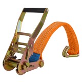 thumbnail of 4x Spanngurt mit Ratsche Zurrgurt 6m 3000kg 3to 2-tlg. 35mm TÜV / GS orange