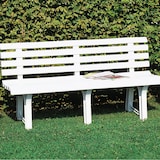 thumbnail of Banco  Jardín Resina Blanco 145x49 cm.