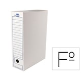 thumbnail of Caja Archivo Definitivo Liderpapel Folio Carton Reciclado 400G/M2 Lomo 100 Mm Blanco 365X100X251 Mm