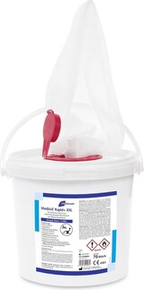 thumbnail of Medizid Rapid+  - Desinfektionstücher - aldehydfrei  - 1 Eimer mit 70 Tüchern