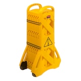 thumbnail of Rubbermaid bobiles Absperrsystem auf Rollen | HxBxT 100x60x35cm | Geöffnete Länge 4 Meter | Gelb von PROREGAL