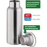 thumbnail of APS 66906 Hochwertige Edelstahl Isolierflasche / Trinkflasche mit 750 ml inkl. Tragebügel und Ersatzdichtung
