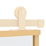 thumbnail of vidaXL Schiebetür Golden 102,5x205 cm ESG-Klarglas und Aluminium