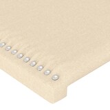 thumbnail of vidaXL Kopfteil mit Ohren Creme 93x23x118/128 cm Stoff