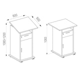 thumbnail of VCM  Melta  H. 120 x W. 60 cm x D. 50 cm