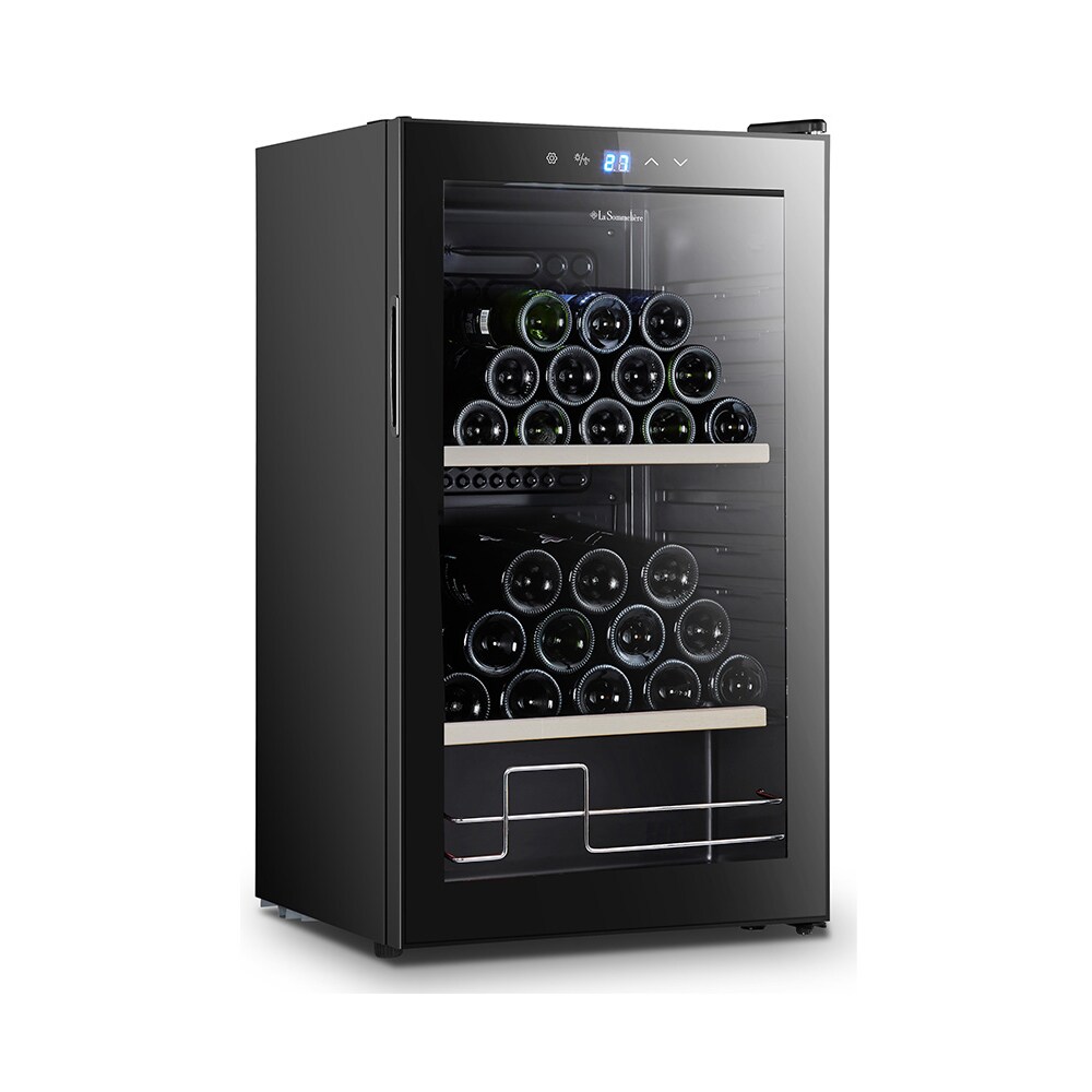 LA SOMMELIERE Cantinetta di servizio per 39 bottiglie,  porta in vetro trattato anti-UV
