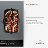 thumbnail of DualTone Hybrid Induktionskochfeld | Flex Zone | LED Display | Slider Control | 7200 W Silber