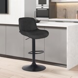 thumbnail of Barhocker Solon Schwarz schwarz/Stoff