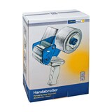 thumbnail of VEPATIM 3 Handabroller grau/blau mit Andrucklasche & Rollenbremse für 50mm x 66m Packband