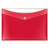 thumbnail of Dokumententasche, DIN A4, rot, mit zusätzlicher Tasche, VE = Packung = 6 Stück