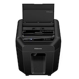 thumbnail of Destructora trituradora Automática Fellowes 90M, uso personal, destruye hasta 90 hojas en minicorte de 4x12mm, DIN P-4, cesto 17L/90 hojas