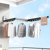 thumbnail of Étendoir à linge mural Extensible 125cm Noir Kitchen Move