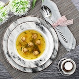 thumbnail of 12tlg Tafelservice Alois Porzellan 6 Personen Speiseteller Suppenteller Hirsch