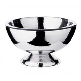 thumbnail of Champagnerkühler Toni, doppelwandig, Edelstahl hochglanzpoliert, Innen und Fuß gehämmert, ø 43 cm