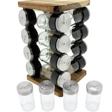 thumbnail of Kruidenrek Met 16  Kruidenpotjes Staand - Hout – Kruidenrek Draaibaar – Rek Met 16  Kruidenpotjes – Kruiden Organizer