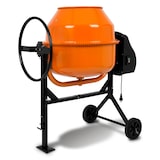 thumbnail of EBERTH Betonmischer 180L (650W, 230V, Gusseisen-Trommel & Zahnkranz, Handrad, Transporträder, Fußplatte)