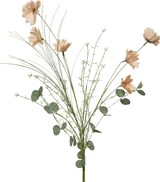 thumbnail of Künstliche Kosmee mit Stiel 65cm Gräßer Eukalyptus Kunstblumen Seidenblumen Dekoblumen Blumendeko Wiesenblumen Wildblumen Stielblumen Pfirsich Rosa