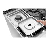 thumbnail of Fogão a gás de 6 bicos - forno a gás 2/1 GN e armário neutro - Bartscher. Bartscher