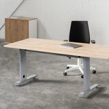 thumbnail of Rocada mesa de oficina serie metal 140x80 aluminio / gris