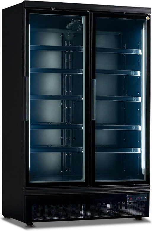 VISIOGLASS GL 2P POS NOIR / NOIR  - Vitrines positives à groupe logé -LMC EUROCOLD - 4012041