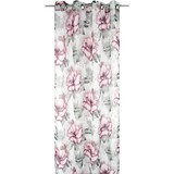 thumbnail of Gardine 140x245cm Voile mit Druck Flower Ösenschal