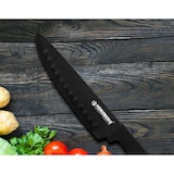 thumbnail of Set de couteaux avec support 8 pièces noir Herzberg HGMSN8BLK