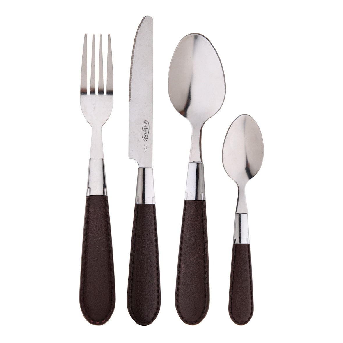 San Ignacio - 24-teiliges Besteckset aus Edelstahl Brinny Brown