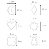thumbnail of Set van 6 Zenker koekjesvormen