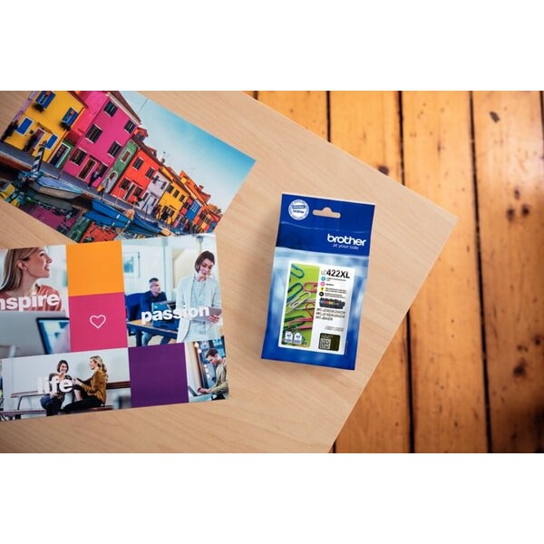 Brother LC422XL Pack de 4 Cartouches d'encre d'origine - LC422XLVAL