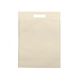 thumbnail of MONOUSO - Vliesstofftasche Gestanzten Griffen Creme 30+10x40cm (25 Stück)