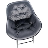 thumbnail of Conjunto de 2 bancos de bar Gibson cinza escuro/veludo