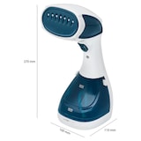 thumbnail of Clatronic DB 3717 Plancha Vapor Vertical, Salida Vapor Continuo 20gr min, Vapor en 00seg, 200ml, Desinfecta 1100W Blanco/azul