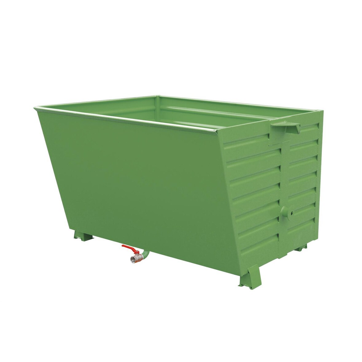 Späne-Stapelkipper BSS 150, lackiert, Resedagrün