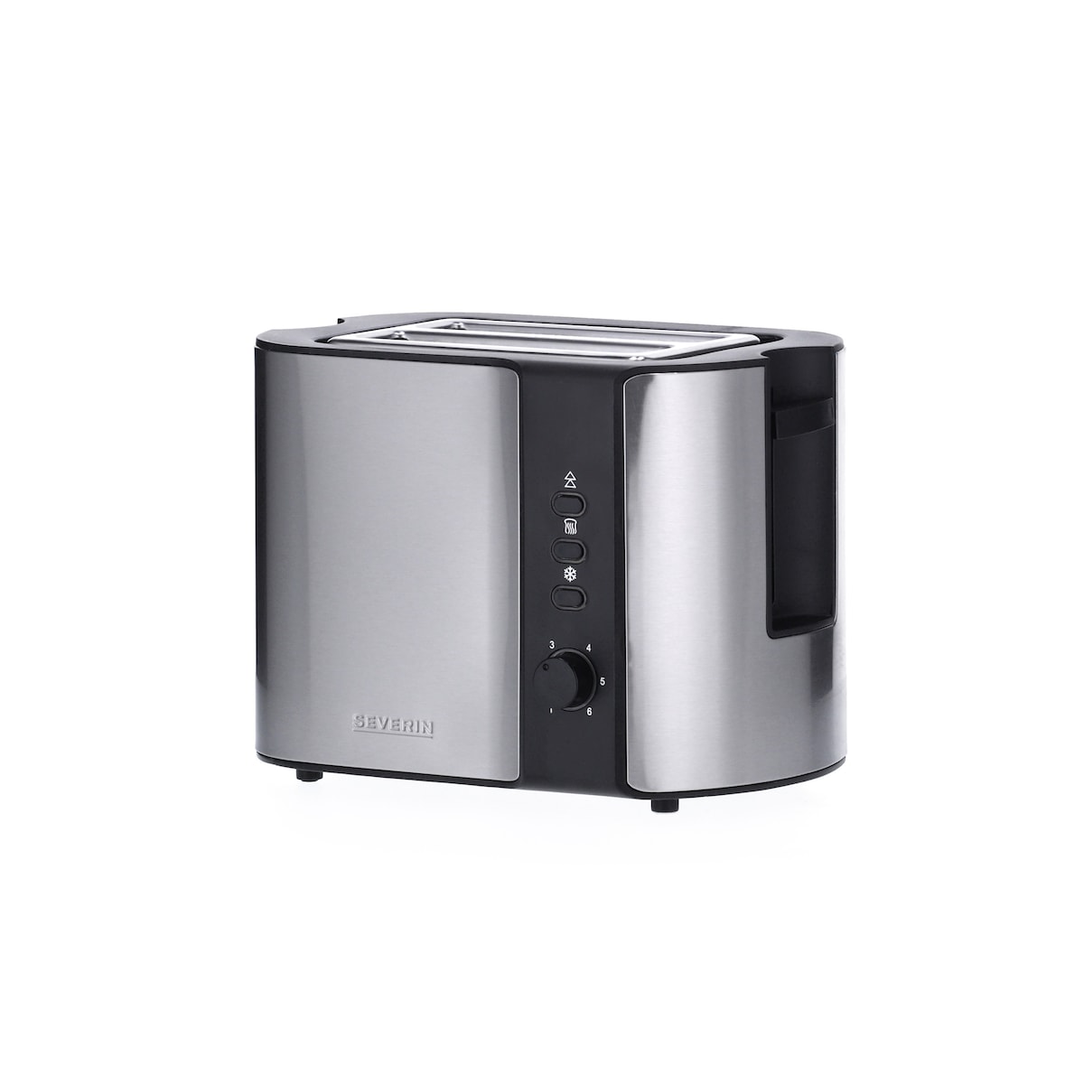 Tostador Automático de 2 ranuras Severin AT 2589 Acero inoxidable mate-negro 800 W