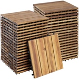 thumbnail of tectake Baldosas para terraza Tabula 4 listones - Juego de 40 marrón